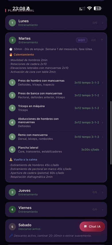 Plan de entrenamiento HerAI